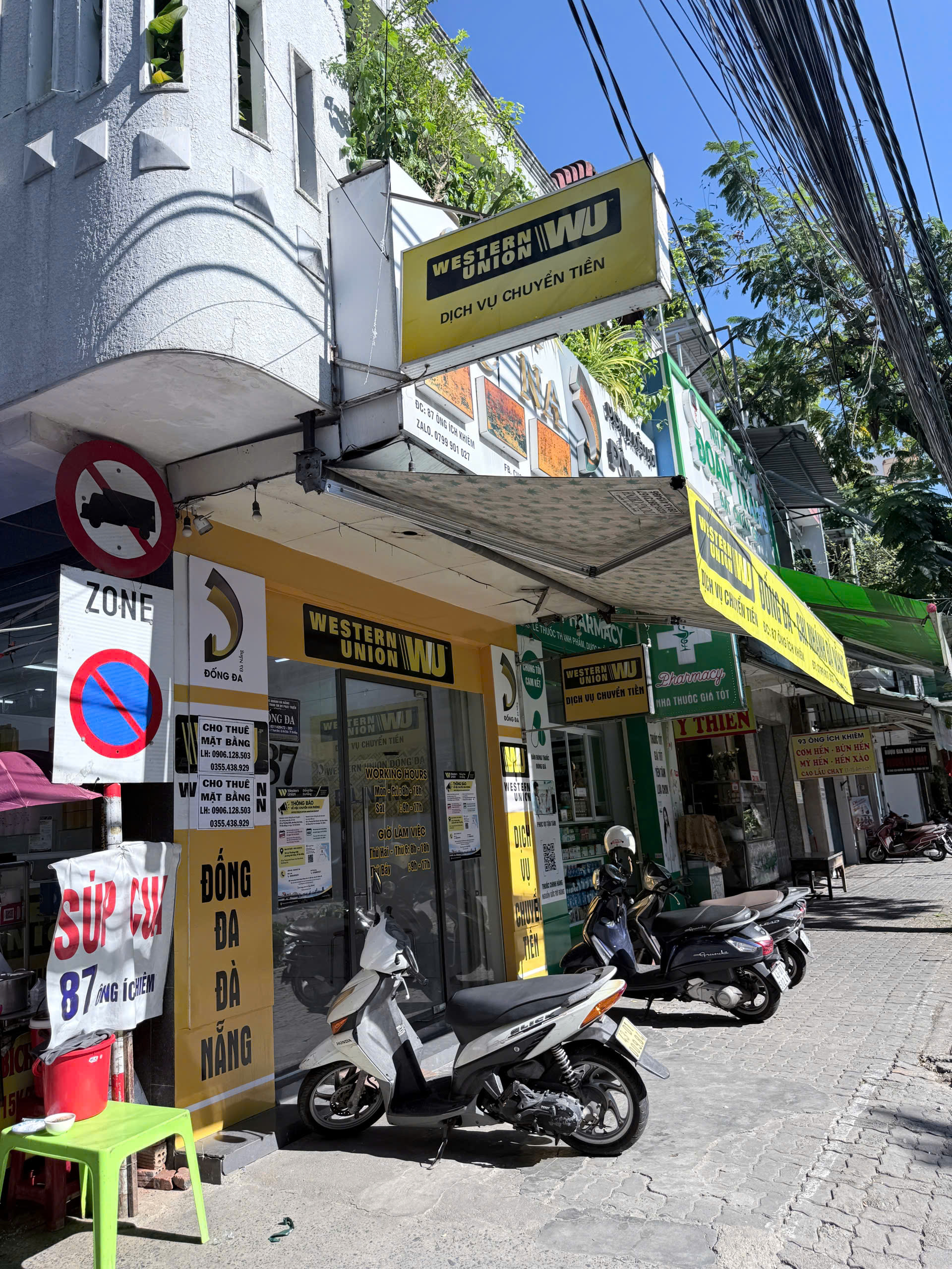 Cho thuê mặt bằng/mặt tiền Nhà 2 mặt tiền số 87 Ông Ích Khiêm, quận Hải Châu, TP Đà Nẵng
